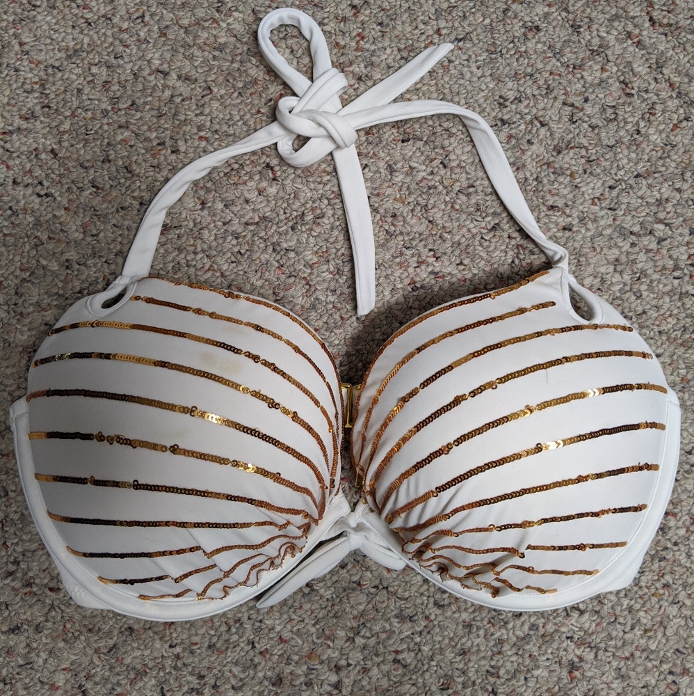 Victoria's Secret Sequin Bikini Top